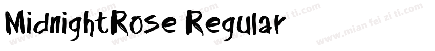 MidnightRose Regular字体转换